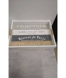 PLATEAU BOIS MAISONS DU MONDE 