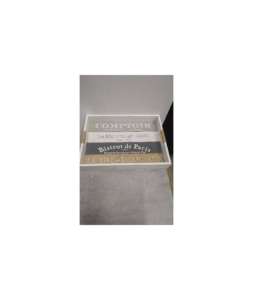 PLATEAU BOIS MAISONS DU MONDE 