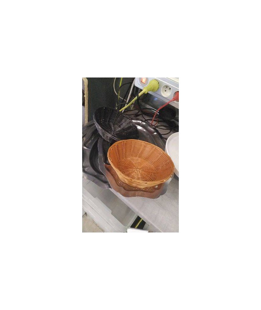 CORBEILLE RONDE PLASTIQUE 