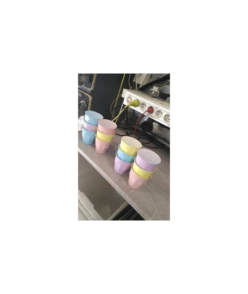 VERRES DURALEX COULEUR X6 