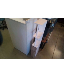 MEUBLE FIN SDB 2 PORTES MARRON