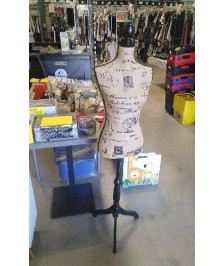 DECO BUSTE FEMME - TOILE DE JUTE