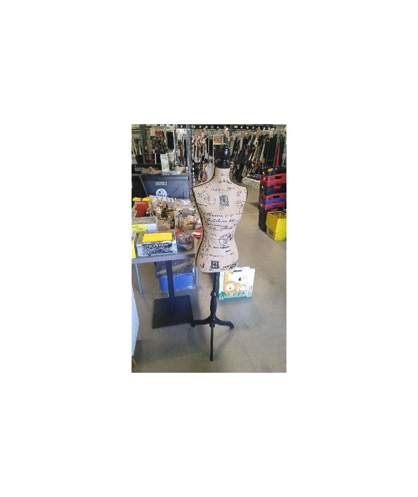 DECO BUSTE FEMME - TOILE DE JUTE