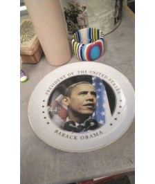 ASSIETTE DECO OBAMA