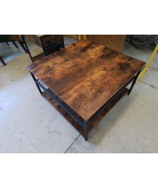 TABLE BASSE STYLE INDUSTRIEL 