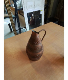 PICHET BOIS CERCLÉ CUIVRE