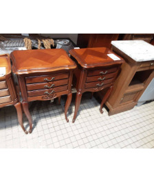 PAIRE DE CHEVETS 3 TIROIRS