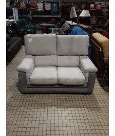 CANAPÉ MICRO FIBRES 2 PLACES GRIS