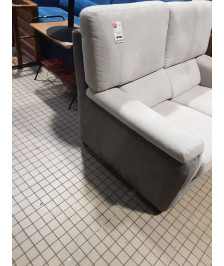 CANAPÉ MICRO FIBRES 2 PLACES GRIS