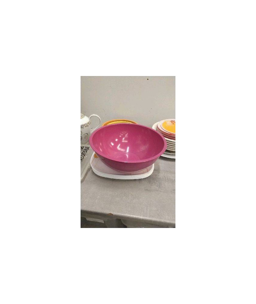 SALADIER PLASTIQUE ROSE GM