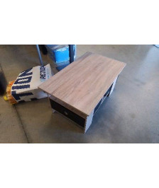 TABLE BASSE PM - TIROIRS TISSUS