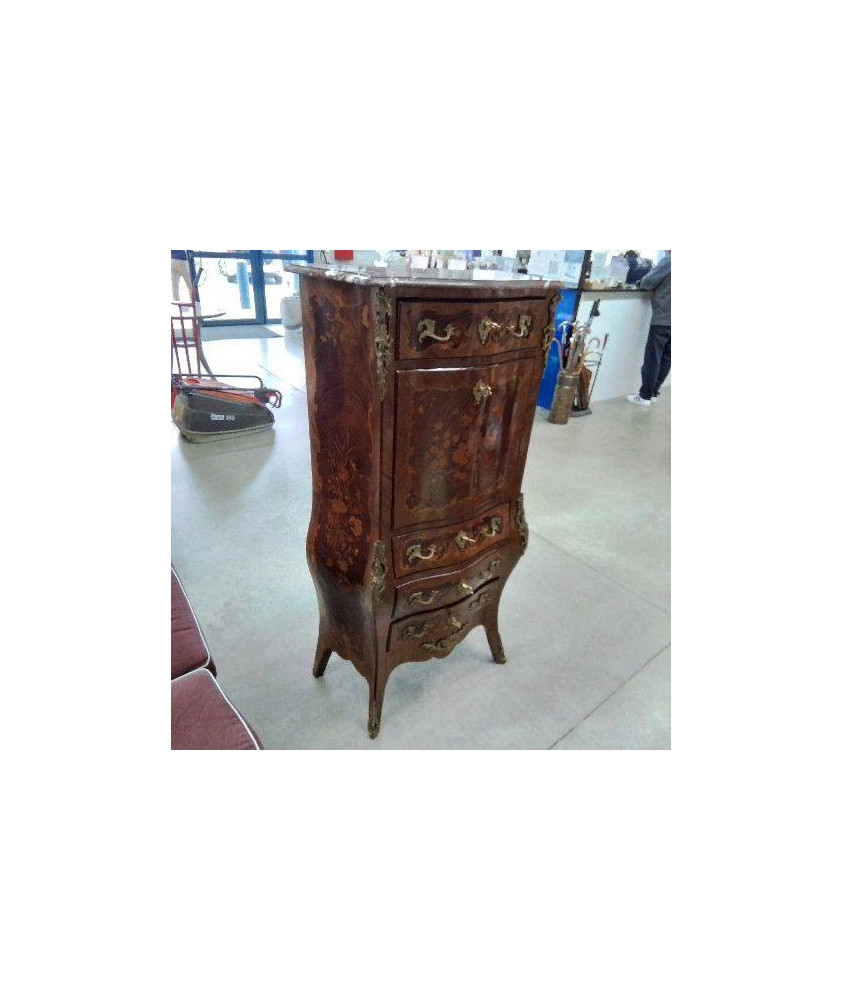 SECRETAIRE GALBÉ MARQUETERIE 