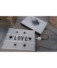 TABLEAU LUMINEUX PM LE LOT - LETTRES ( UN SEUL CHARGEUR )