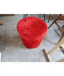 POUF ROUGE