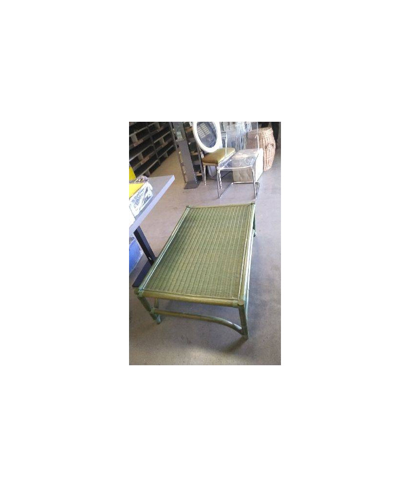TABLE ROTIN VERTE (110X70)
