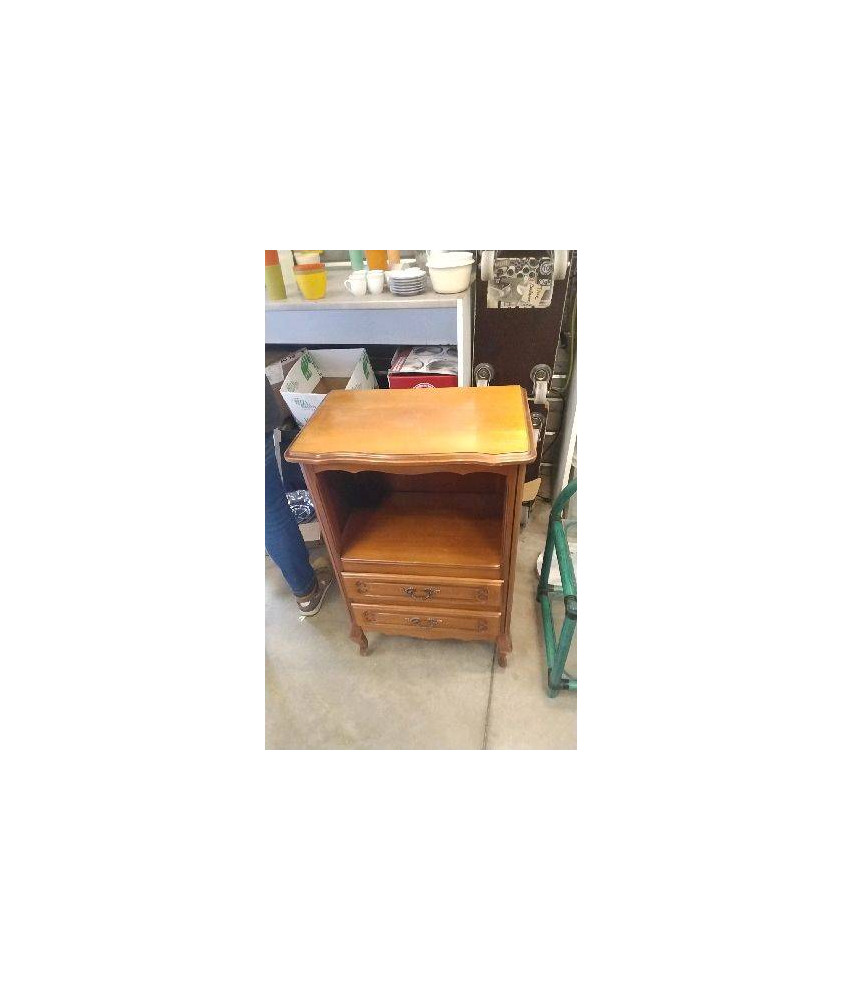 MEUBLE D’APPOINT 1 NICHE - 2 TIROIRS/ EN L’ETAT