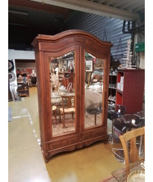 ARMOIRE 2 PORTES MIROIR 