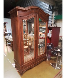 ARMOIRE 2 PORTES MIROIR 