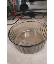 PLAT CREUX VERRE FUME 