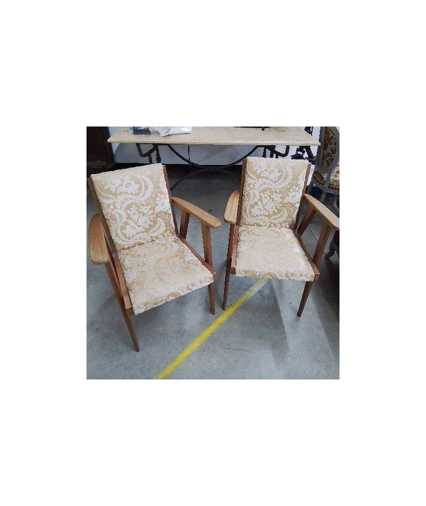 PAIRE DE FAUTEUILS BRIDGE