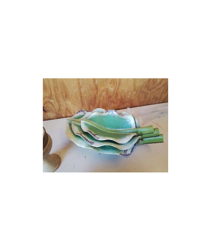 ENSEMBLE 3 COUPELLES FEUILLES