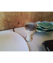 VERRE A PIED EN GRÈS 