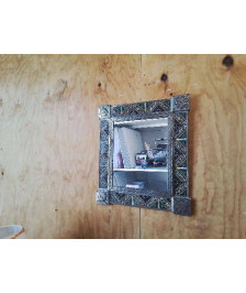MIROIR CADRE METAL MEXICAIN 