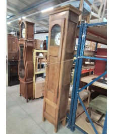 HORLOGE DE PARQUET BOIS MOULURÉ LOUIS PHILIPPE EN L\'ÉTAT 