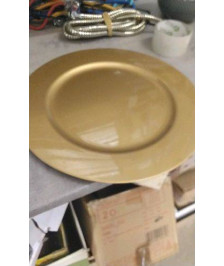 PLAT PLASTIQUE DORE 