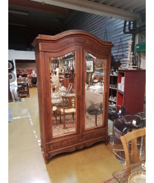 ARMOIRE 2 PORTES MIROIR 
