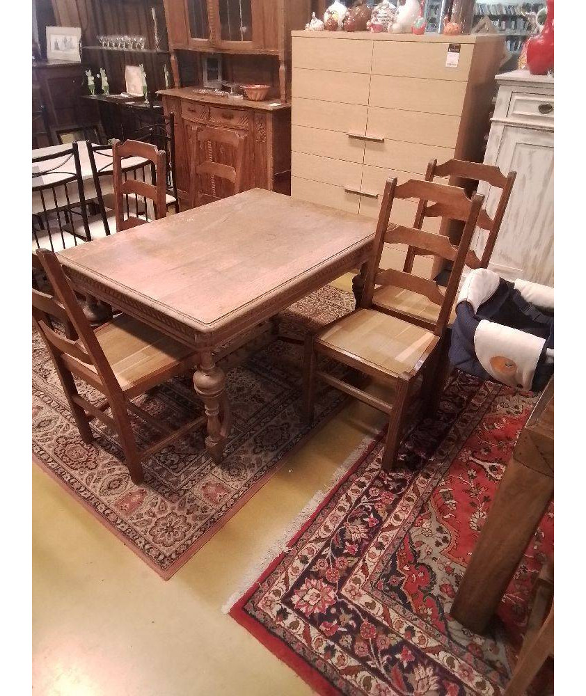 LOT DE 6 CHAISES 