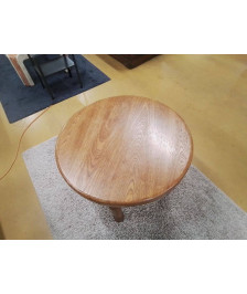 TABLE DE SALON CHENE RONDE 