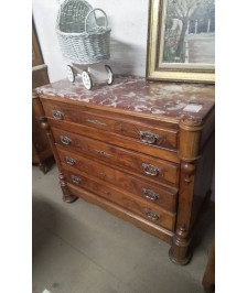 COMMODE 4T MARBRE