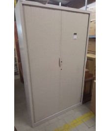 ARMOIRE METAL HAUTE 2P A RIDEAU