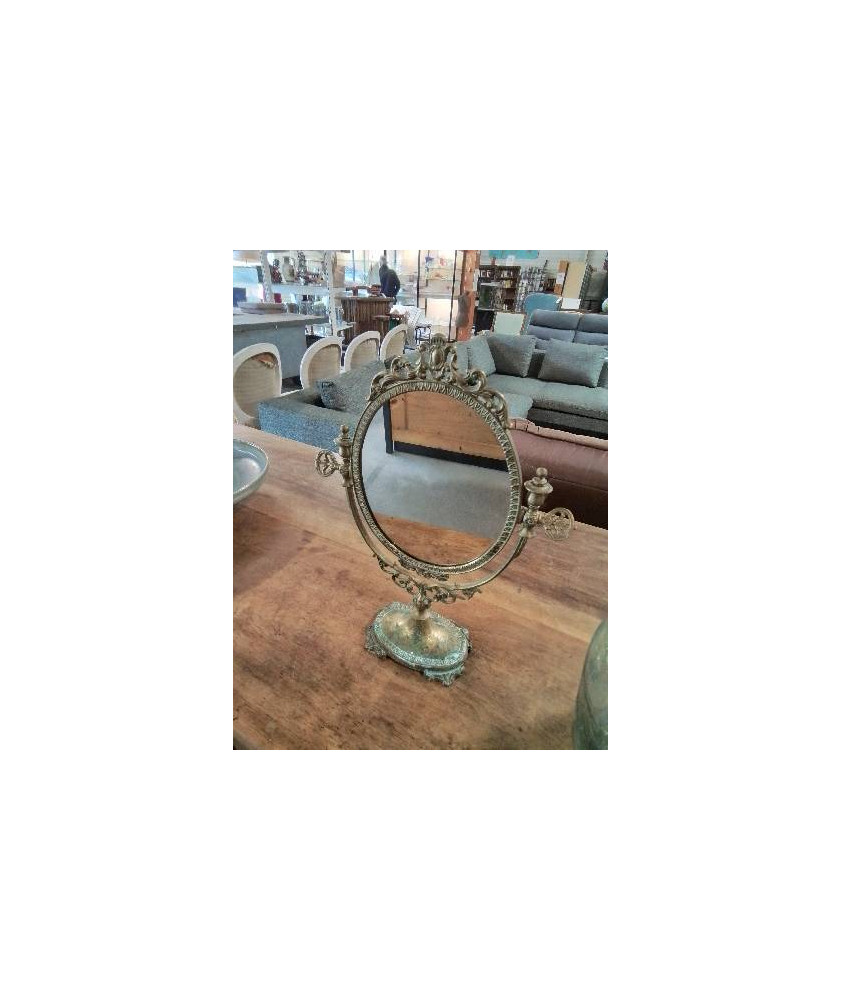 PSYCHÉ DE TABLE BRONZE STYLE LOUIS XVI 
