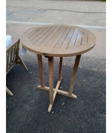 MANGE DEBOUT ROND D’EXTÉRIEUR TEAK WOOD TECK