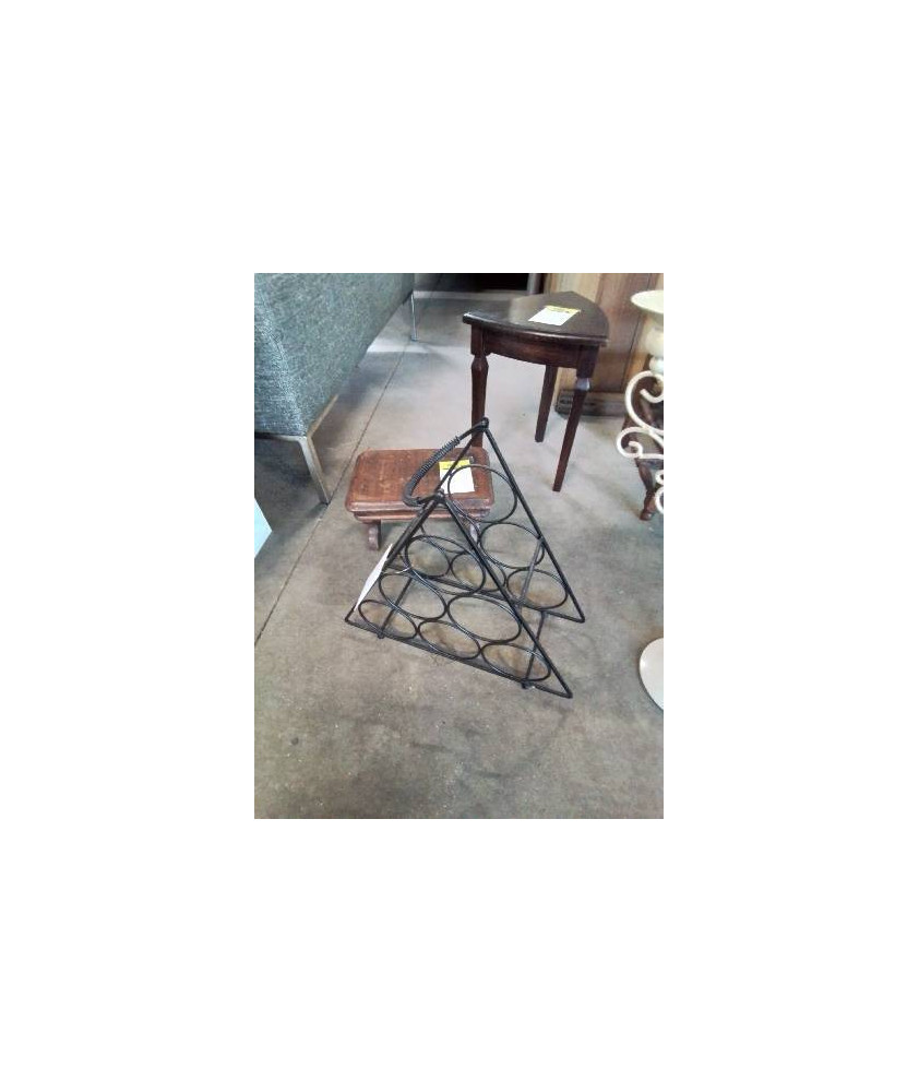 RA GE BOUTEILLES MÉTAL NOIR 6 BTS ANNÉES 50