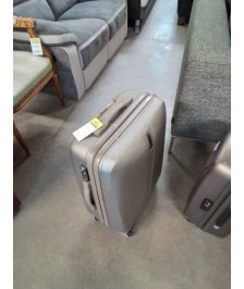 VALISE COQUE A ROULETTES RÉSINE GRIS DELSEY 