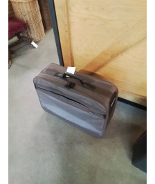 VALISE A ROULETTES TISSU TAUPE DELSEY 