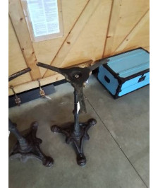 PIED DE TABLE BISTROT FONTE NOIR