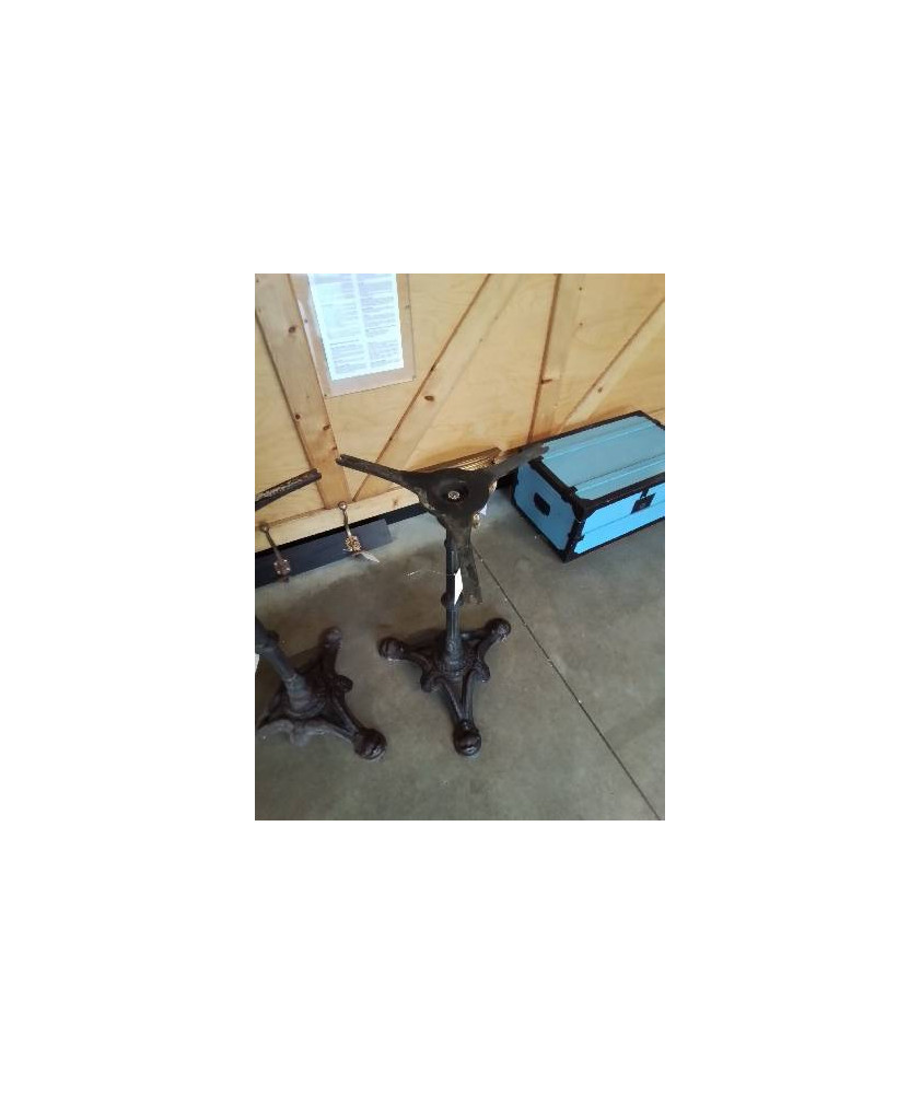 PIED DE TABLE BISTROT FONTE NOIR