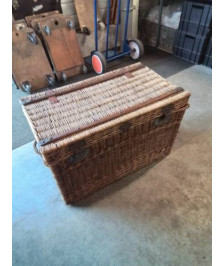 MALLE RECTANGULAIRE VANNERIE 