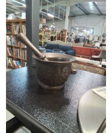 MORTIER ET PILON BRONZE DÉCOR DE PUTTIS DE FRISES ET D’ORNEMENTS RENAISSANCE ATTRIBUÉ A ABRAHAM LEBO