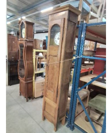 HORLOGE DE PARQUET BOIS MOULURÉ LOUIS PHILIPPE EN L\'ÉTAT 