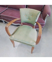 FAUTEUIL BRIDGE VERT 