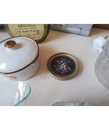 DUO DESSOUS DE VERRE MOTIF FLORAL 