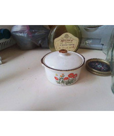 PETIT PLAT A TERRINE MOTIF FLORAL 