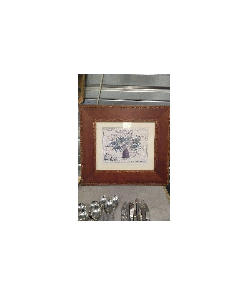 CADRE BOIS PLANISPHERE 