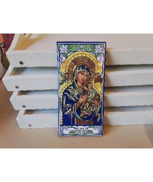 FAÏENCE DE NOTRE DAME DU PERPÉTUEL SECOURS 