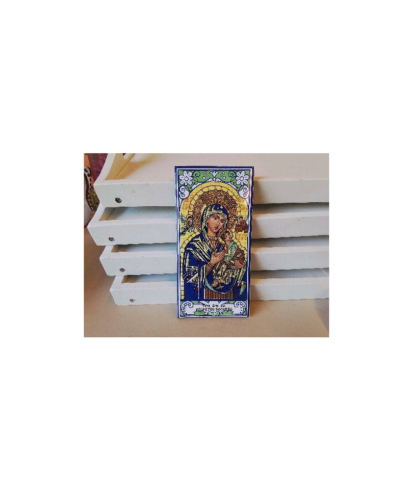 FAÏENCE DE NOTRE DAME DU PERPÉTUEL SECOURS 